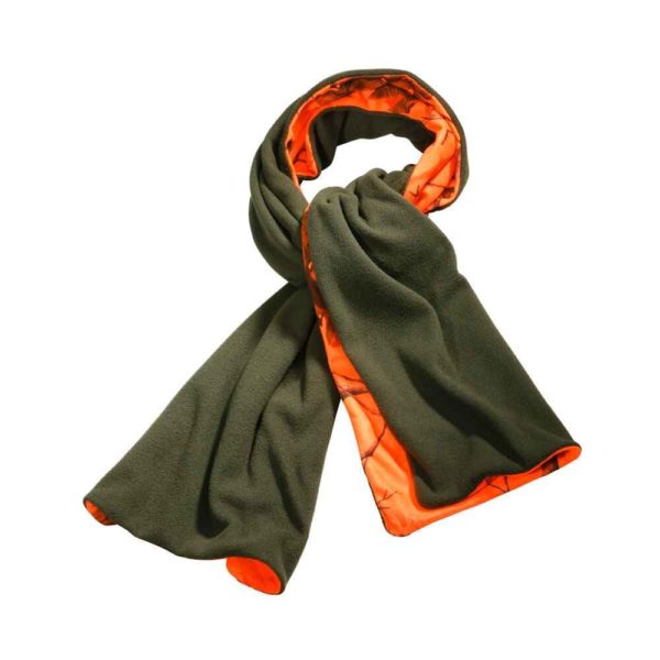 wald-und-fors-jagdbekleidung-kaufen-wendeschal-realtree-camo-camouflage-signalfarbe-jagd-winter-schaal-fleece-oliv-jagd-grün-bockjagd-treibjagd-kaufen-ammo-depot-scarf